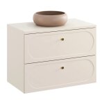Petits - meubles - meuble simple vasque 80cm sanae beige sable