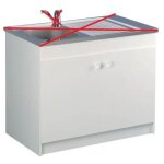 [jamais utilise] meuble sous - �vier aquarine liberty 2 portes l80cm blanc pour buanderie ou cuisine ...
