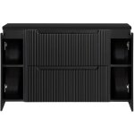 Meuble sous lavabo newport 121 x 60 x 40 cm noir [en. casa]