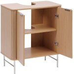 Meuble sous - lavabo salle de bas 2 portes - longueur 70 x largeur 40 x hauteur 80 cm