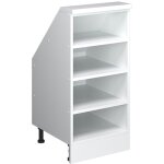 Meuble sous pente rion, blanc, 40x81. 6cm avec 4 compartiments, vicco