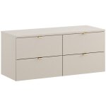 Petits - meubles - meuble sous - vasque 120cm plan de toilette azel cachemire