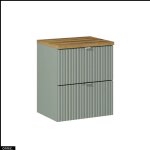 Otitec - meuble sous vasque - 50 cm - avec plan - roseau Otitec - meuble sous vasque - 50 cm - avec plan - roseau