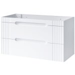 Meuble sous vasque en bois - l 120 x h 62 x p 45, 8 - oceanie white - livraison gratuite