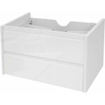 [jamais utilis] meuble sous - vasque hhg - 628, meuble sous - vasque salle de bain, haute brillance ...