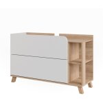 Vicco ? meuble sous vasque simple 100x65cm ? 2 tiroirs ? panneau de particules m�lamin� ? pour salle ...