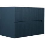 Vente - unique - meuble sous vasque suspendu stri bleu - 80 cm - pavani