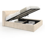 Meuble tv 140 cm rosie 3 portes fa�on h�tre design minimaliste