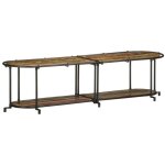 Vidaxl - meuble tv 160x42x40 cm bois massif de r�cup�ration