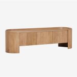 Meuble tv 175x50 cm en bois de manguier sidney sklum