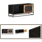 Vidaxl - meuble tv 90x30x40 cm bois de manguier brut - meuble tv industriel - meuble tv bois - meuble ... Vidaxl - meuble tv 90x30x40 cm bois de manguier brut - meuble tv industriel - meuble tv bois - meuble ...