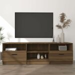 Meubles tv, aspect bois, meuble bas  poser sur le sol, grand espace de rangement, style simple, chne ...
