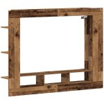 Meuble tv?banc tv?armoire tv bois ancien 152 x 22 x 113 cm bois d'ing�nierie cfw719604