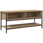 Meuble tv?banc tv?armoire tv ch�ne artisanal 100 x 35 x 45 cm bois d'ing�nierie cfw912548