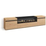 Skraut home - meuble tv, banc télé, grand espace de rangement, 200x45x35cm, pour les tv jusqu'à 80', ... Skraut home - meuble tv, banc télé, grand espace de rangement, 200x45x35cm, pour les tv jusqu'à 80', ...