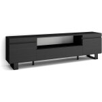 Skraut home - meuble tv, banc tl, grand espace de rangement, 200x57x35cm, pour les tv jusqu' 80', ...