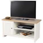 Fornord - meuble tv blanc 1 porte et 1 étagère virginia Fornord - meuble tv blanc 1 porte et 1 étagère virginia