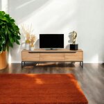 Pier import - meuble tv en bois de chne blanc palerme