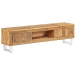 Maison chic - the living store meuble tv bois de récupération massif 140x30x40 cm - meuble tv retro - ... Maison chic - the living store meuble tv bois de récupération massif 140x30x40 cm - meuble tv retro - ...