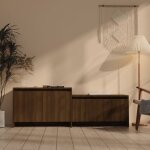The living store - meuble tv chêne marron 146, 5x35x50 cm bois d'ingénierie - meubles tv - meuble tv ... The living store - meuble tv chêne marron 146, 5x35x50 cm bois d'ingénierie - meubles tv - meuble tv ...