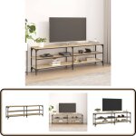 Meuble tv chêne sonoma 160x30x50 cm bois d'ingénierie - meubles tv - meuble tv industriel - meuble tv ... Meuble tv chêne sonoma 160x30x50 cm bois d'ingénierie - meubles tv - meuble tv industriel - meuble tv ...