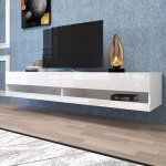 Meuble tv led, meuble tv bas blanc avec éclairage led, meuble tv de haute qualité avec beaucoup d'espace ... Meuble tv led, meuble tv bas blanc avec éclairage led, meuble tv de haute qualité avec beaucoup d'espace ...