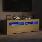 The living store - meuble tv avec lumières led chêne sonoma 120x35x40 cm - meuble tv - meuble téléviseur ... The living store - meuble tv avec lumières led chêne sonoma 120x35x40 cm - meuble tv - meuble téléviseur ...