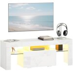 Meuble tv mural flottant suspendu support tv - �tag�re murale flottante - niche, passe - fils - gris