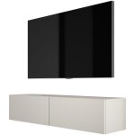 Meuble tv suspendu, 140 � 34 � 32 cm, cachemire