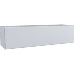 Meuble tv suspendu - 140 cm - blanc - �l�gant et moderne - parfait pour le salon