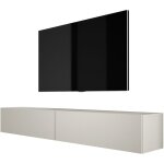 Meuble tv suspendu, (2 � 100) � 34 � 32 cm, cachemire