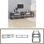 Meuble tv transparent 180x40x40, 5 cm verre trempé - meuble tv - meuble téléviseur - meuble audiovisuel ... Meuble tv transparent 180x40x40, 5 cm verre trempé - meuble tv - meuble téléviseur - meuble audiovisuel ...