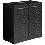 Badplaats - meuble vasque jupiter 60 x 30 x 60 cm noir mat - c