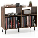 Meuble vinyle rangement vinyle meuble platine vinyle meuble hifi porte vinyle support vinyle rangement ...