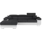 Meubler design - canapé d'angle convertible appuis - tête réglables kalizo - coffre et pieds acier chromé ... Meubler design - canapé d'angle convertible appuis - tête réglables kalizo - coffre et pieds acier chromé ...
