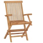 Meubletmoi - fauteuil de jardin pliant en bois de teck massif huil� - ancolie