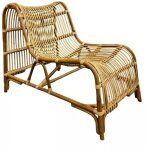 Meubletmoi - fauteuil lounge de jardin arrondi en rotin naturel tress� ? jackie