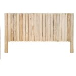 Meubletmoi - tête de lit 180 cm en rondins bois de teck massif blanchi - mariano Meubletmoi - tête de lit 180 cm en rondins bois de teck massif blanchi - mariano