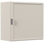 Meublorama - meuble haut salle de bain brazza ? 1 porte ? coloris marron congo ? l35 x h35 cm ?  suspendre ...