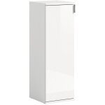 Meublorama - meuble de rangement bodite ? 1 porte ? blanc laqué ? compact et moderne Meublorama - meuble de rangement bodite ? 1 porte ? blanc laqué ? compact et moderne