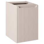 Meublorama - meuble de rangement vano avec panier  linge ? marron congo ? l40  p39  h57 cm ? salle ...