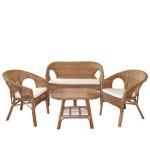 Meublorama - salon de jardin en rotin collection sienne ? canapé 2 places, 2 fauteuils et table ? Élégance ... Meublorama - salon de jardin en rotin collection sienne ? canapé 2 places, 2 fauteuils et table ? Élégance ...