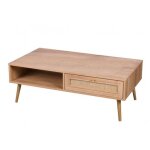 Meublorama - table basse alta chne clair ? design scandinave et rangement pratique