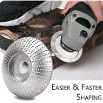 Meule � bois meuleuse d'angle disque sculpture sur bois pon�age disque en acier outil abrasif