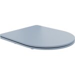 Mexen - abattant � fermeture lente slim, duroplast, gris - bleu mat - 39740069
