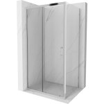 Mexen apia cabine de douche coulissante 120 x 80 cm, transparent, chrome - 840 - 120 - 080 - 01 - 00