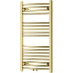 Mexen - ares radiateur de salle de bain 900 x 500 mm, 294 w, dor - w102 - 0900 - 500 - 00 - 50