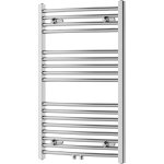 Mexen - ares radiateur salle de bain 900 x 600 mm, 342 w, chrome - w102 - 0900 - 600 - 00 - 01