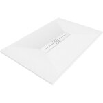 Mexen - bac rectangulaire toro smc 130 x 70 cm, blanc, cache blanc - 43107013 - w