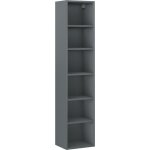 Mexen box - a corp de meuble colonne 35 cm, graphite mat - 91ax1 - 1600 - 300 - 1 - 66